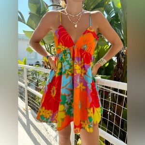 Julie’s Boutique Vibrant Floral Mini Dress